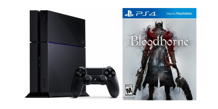 This PlayStation 4 Bloodborne bundle includes 2 games, a gift card and is on sale for just