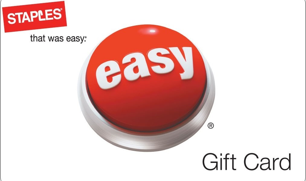 100 Staples gift card for 85 w/ email delivery (15 off)