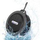 VicTsing® Wireless Bluetooth 3.0 Waterproof Outdoor : Shower Speaker, with 5W Speaker:Suction Cup:Mic:Hands-Free Speakerphone - Gray