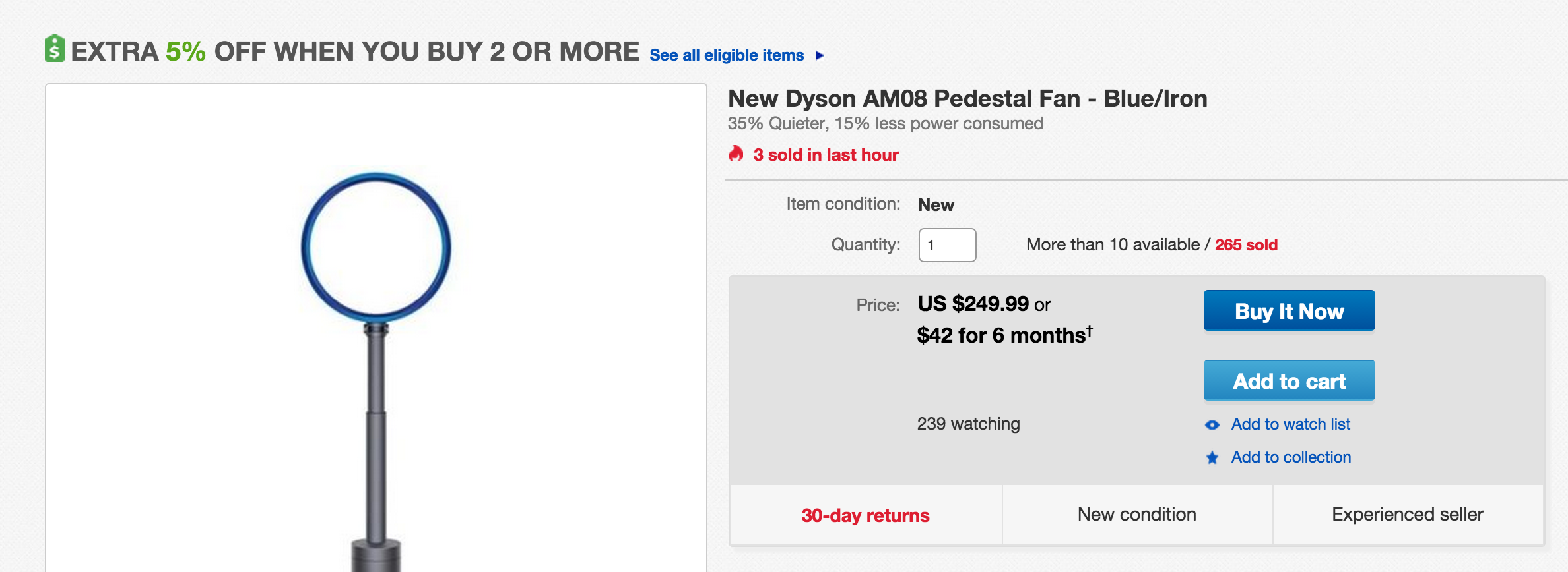 dyson am08 pedestal fan best price