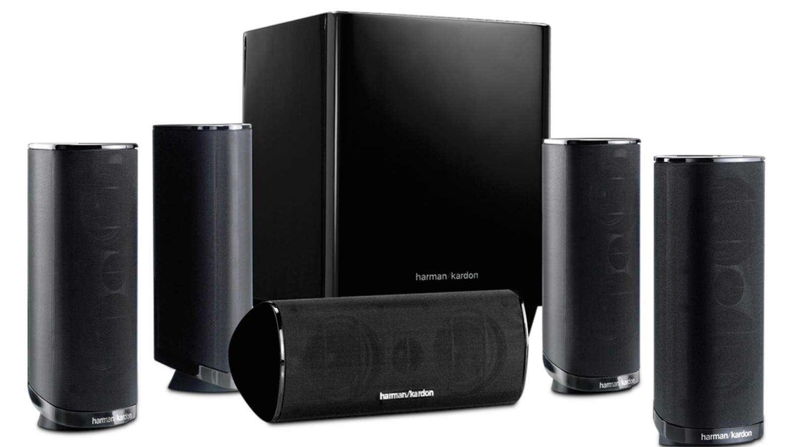 Dynamiek tint Ruilhandel Harman Kardon 5.1-Channel Home Theater Speaker System (black or white) $199  shipped (Orig. $379)