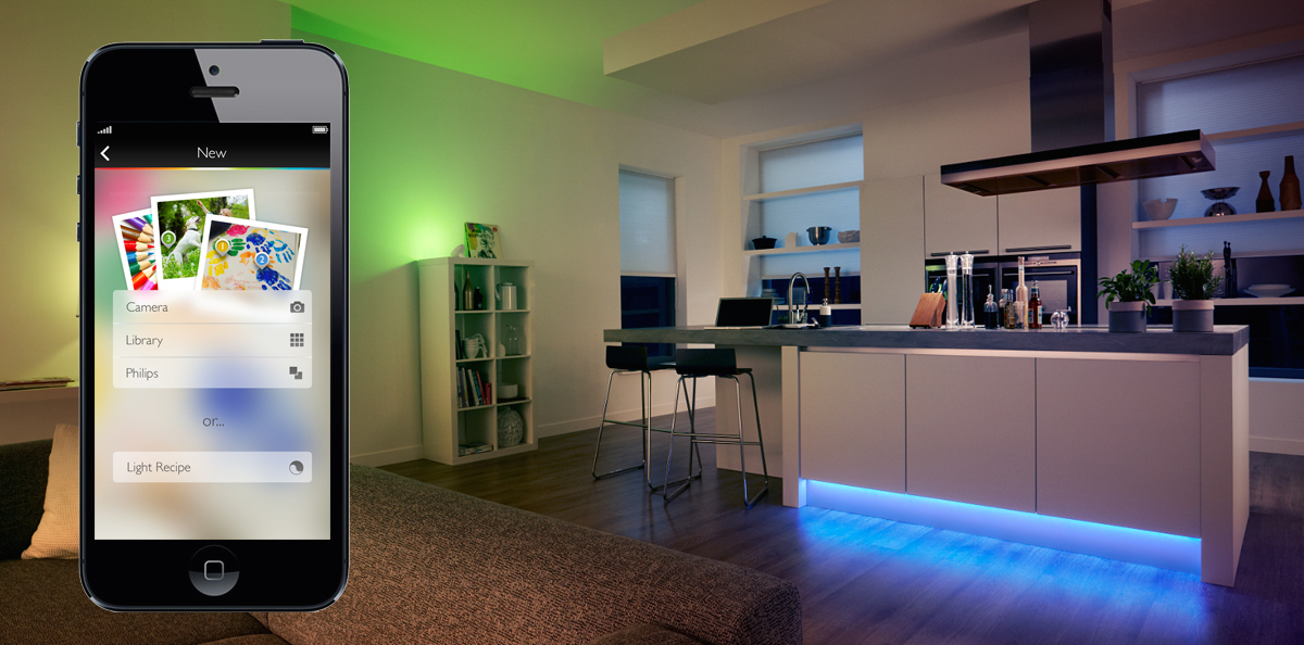 Put Philips Hue Led Strip Light To Aluminum Channel System Or