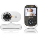 Motorola MBP25 2.4 GHz Wireless Video Baby Monitor with 2.4%22 Diagonal Color Screen with One Camera White