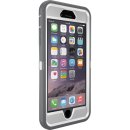 OtterBox iPhone 6 Plus Case - OtterBox Defender Series, Retail Packaging - GLACIER (WHITE:GUNMETAL GREY)(5.5 inch)