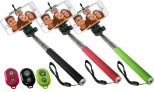 Selfie Stick with Bluetooth Remote for Smartphones