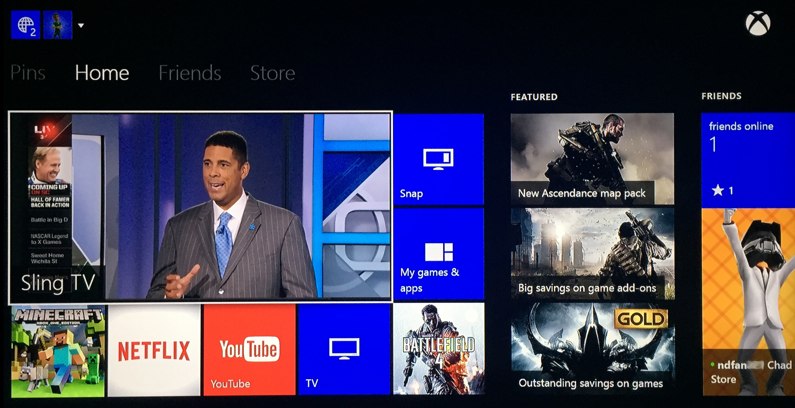 Review Does Sling TVs arrival on the Xbox One make Microsofts console king of the living room?