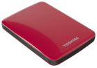 Toshiba - Canvio Connect 1TB External USB 3.0 Hard Drive - Red