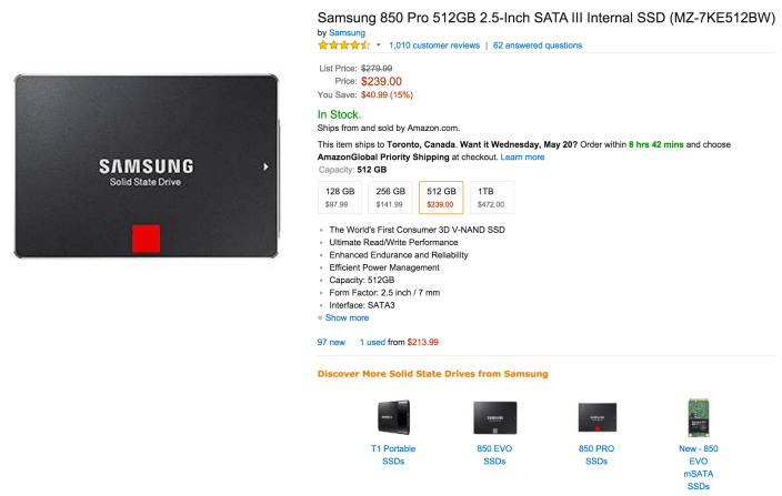 512GB Samsung 850 Pro 2.5-Inch SATA III Internal SSD (MZ-7KE512BW)-sale-01