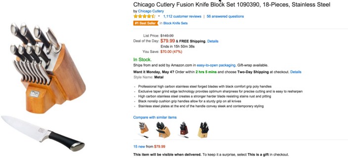 Chicago Cutlery Fusion 18-Piece Knife Set 