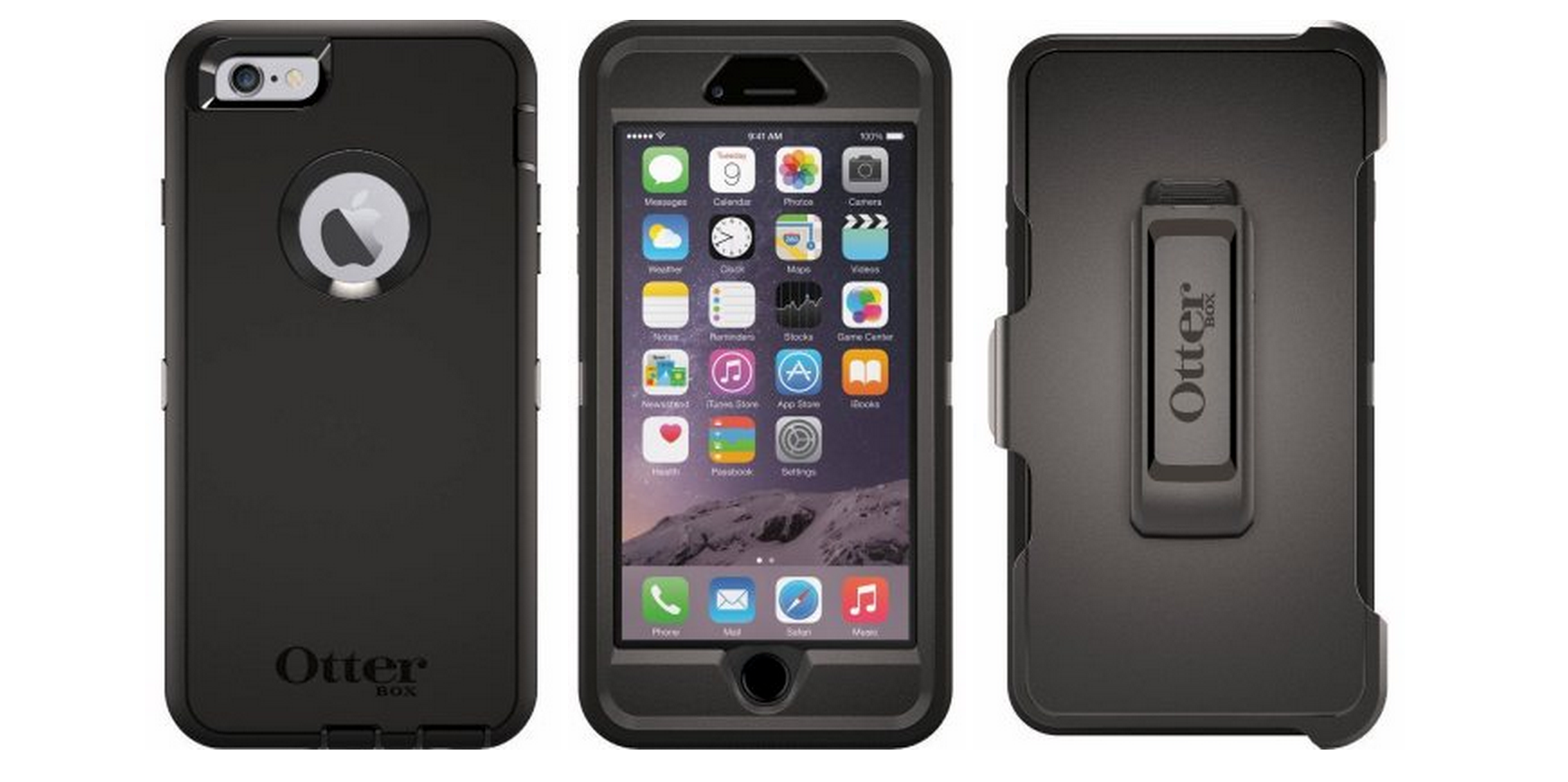 OtterBox iPhone 6/Plus Defender Series case in black from $25 shipped