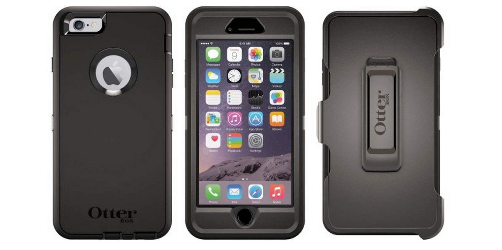 OtterBox iPhone 6/Plus Defender Series case in black from $25 shipped