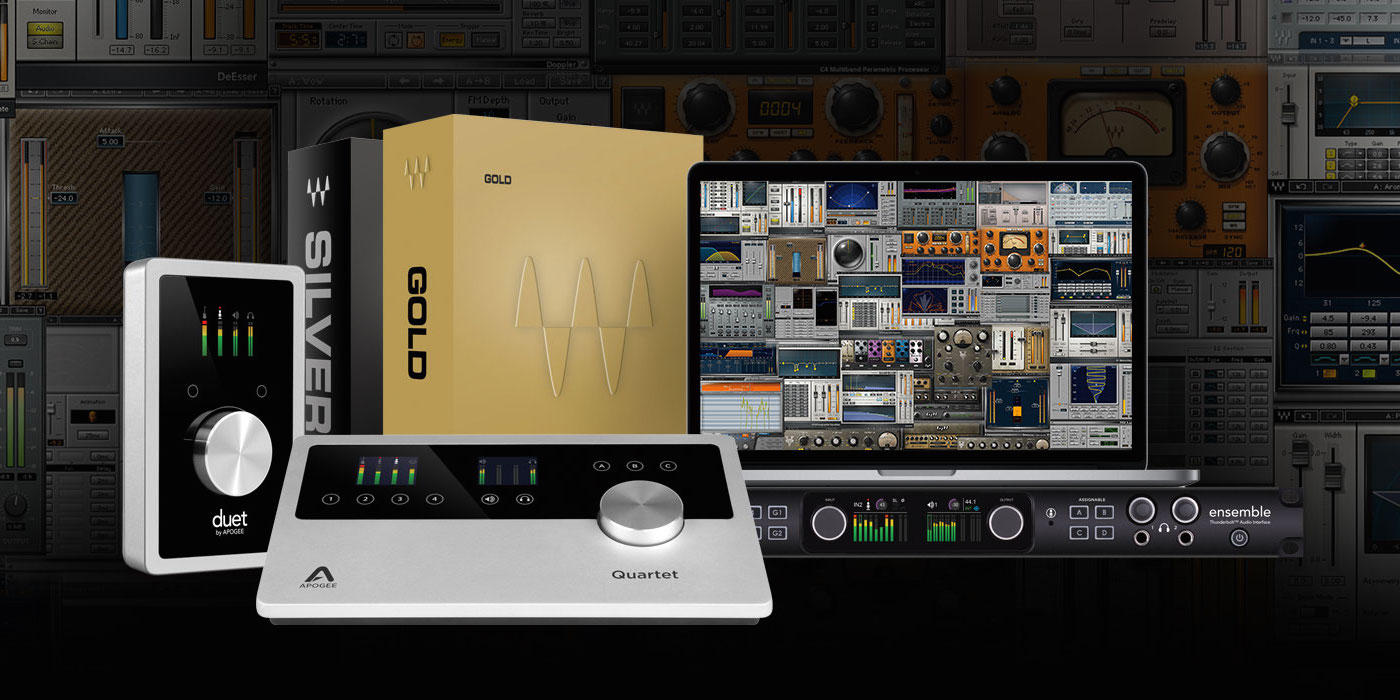 Apogee now offers free Waves plugin bundles worth up to 600 w/ its