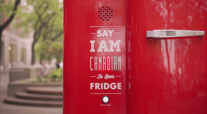 Molson-Google-beer-voice activated-beer-fridge