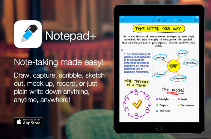 Notepad+ Note taking, Drawing, Sketching & Handwriting Pad for iPad-sale-01