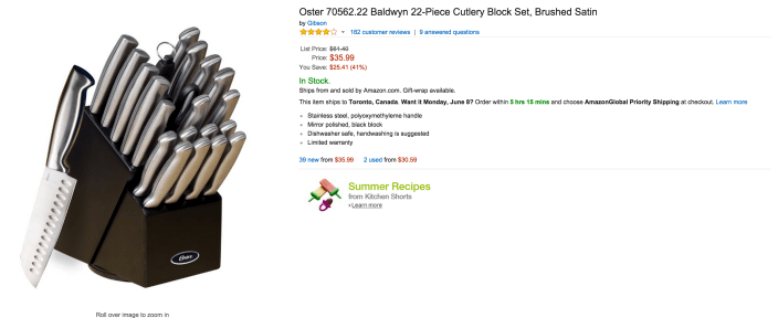Oster Baldwyn 22-Piece Cutlery Block Set in Brushed Satin (70562.22)-sale-02