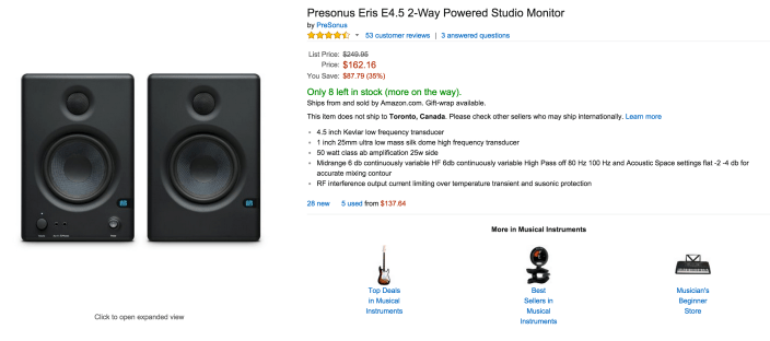 Presonus Eris E4.5 2-Way Powered Studio Monitors-sale-02