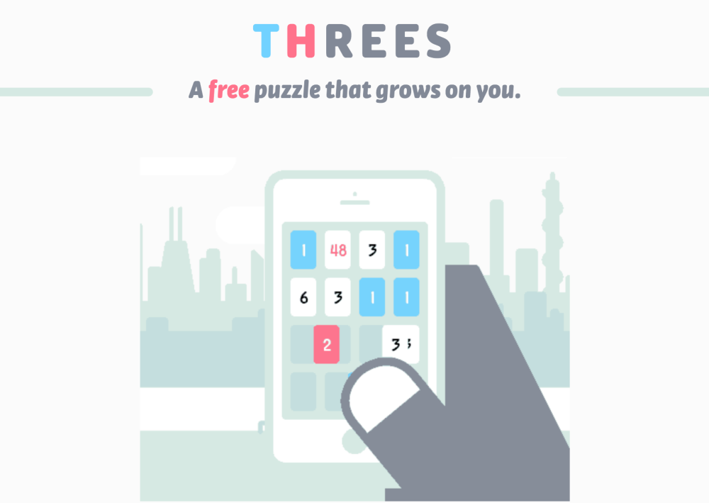 Threes!-Free-new-iOS-Android