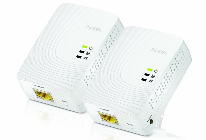 ZyXEL AV2 AV600 Powerline Gigabit Ethernet Adapter (PLA5205KIT)-sale-01