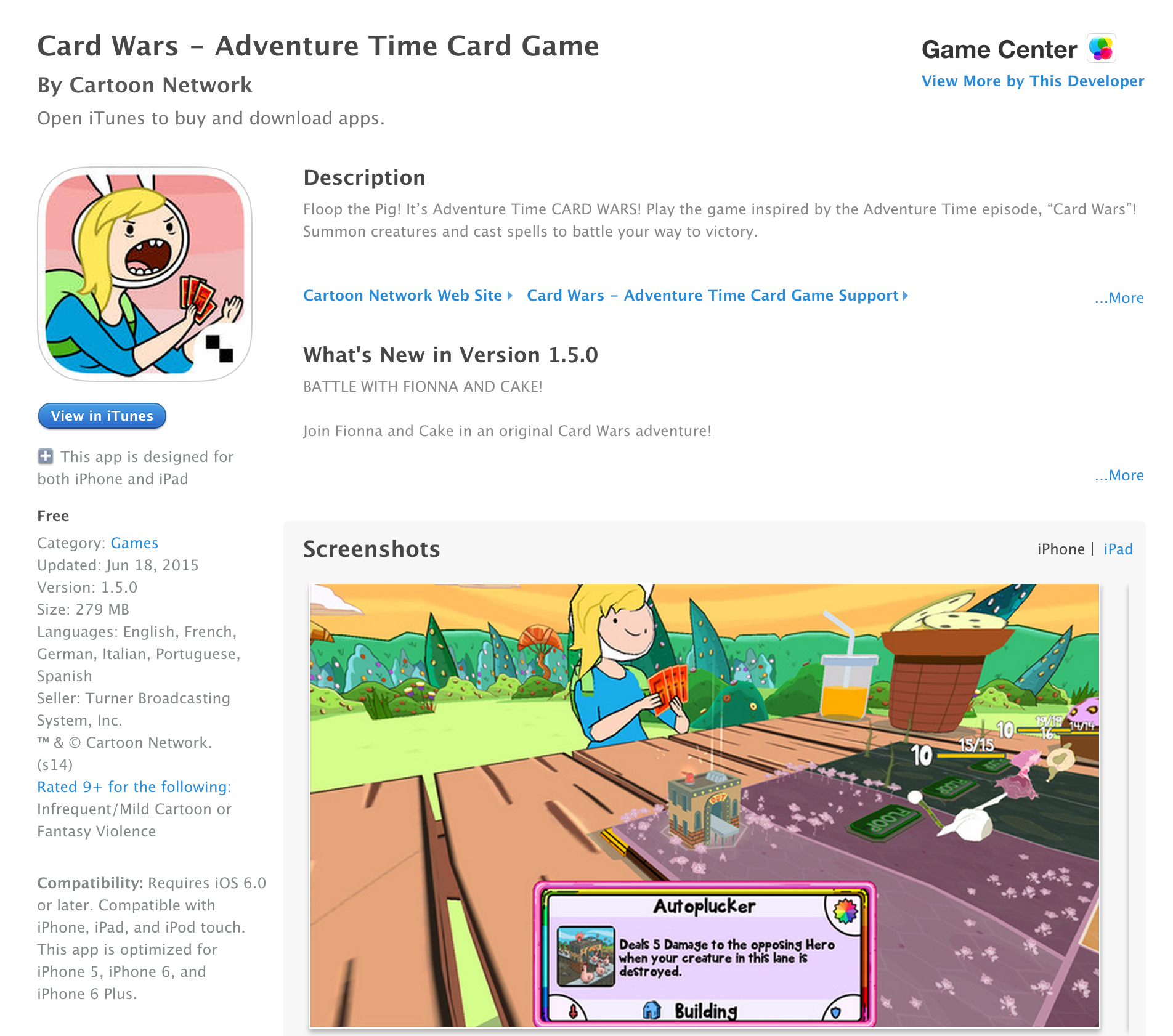 App Store Free App of the Week Card Wars Adventure