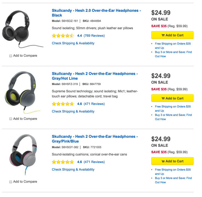 Best Buy Black Friday in July Powerbeats2 Wireless inears 130