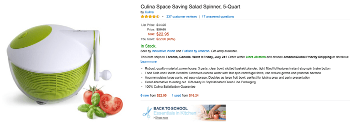 Culina Space Saver Salad Spinner-sale-01