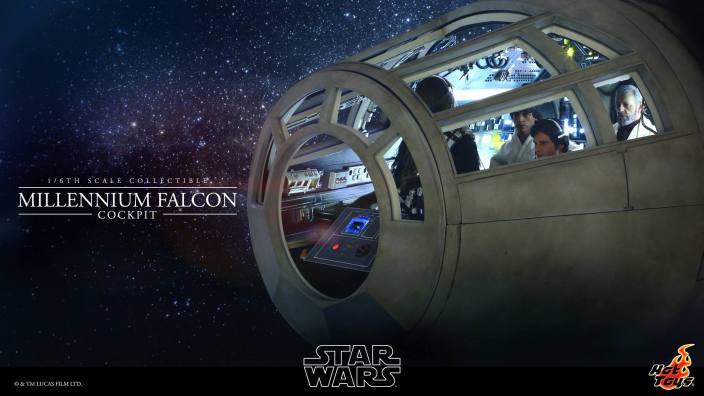 Millennium Falcon cockpit Hot Toys-model-01