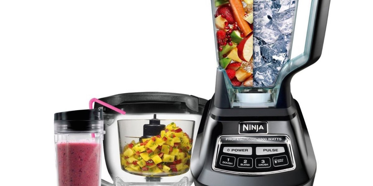 Ninja Mega Kitchen System 72oz Blender with Accessories - Black