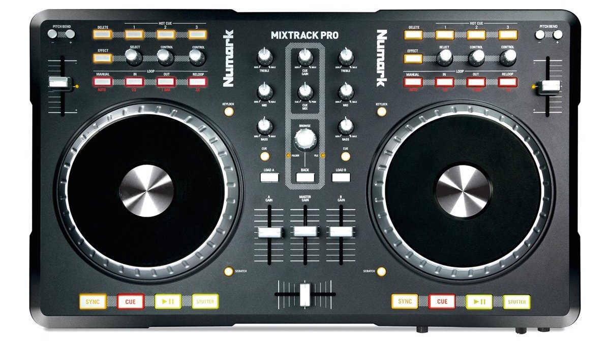 Numark Mac/PC DJ controllers: Mixtrack Pro w/ audio interface $139