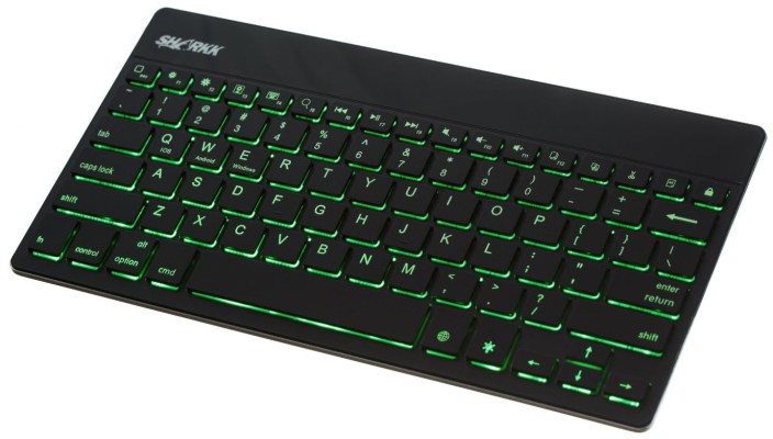 SHARKK® Backlit Bluetooth Keyboard Wireless Bluetooth 3.0 Ultra-Slim Illuminated Keyboard