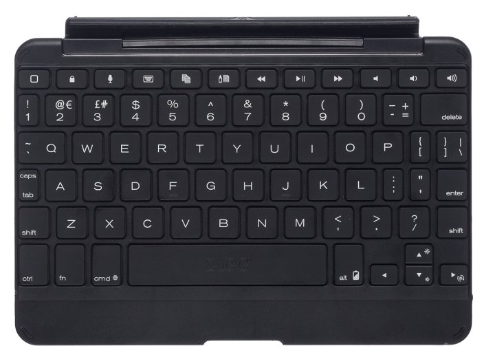 ZAGG Cover Case with Backlit Bluetooth Keyboard for Apple iPad mini-Black