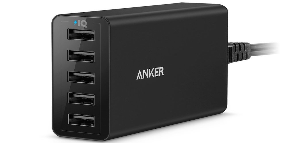 anker 40w 5 port charger