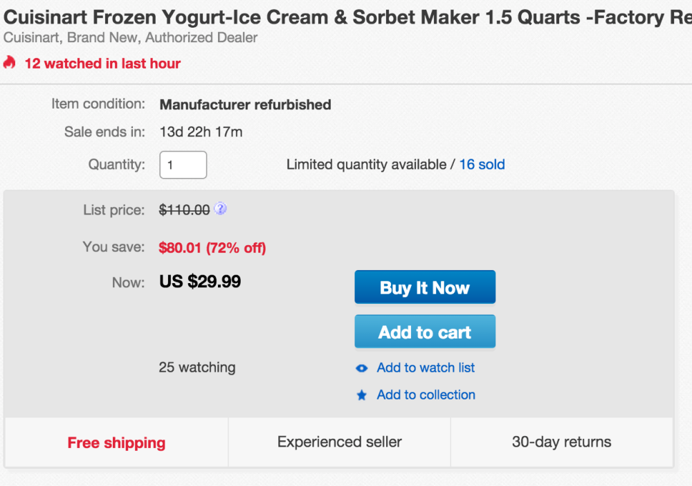 Cuisinart ICE-21 Frozen Yogurt-Ice Cream & Sorbet Maker (ICE-21-sale-05