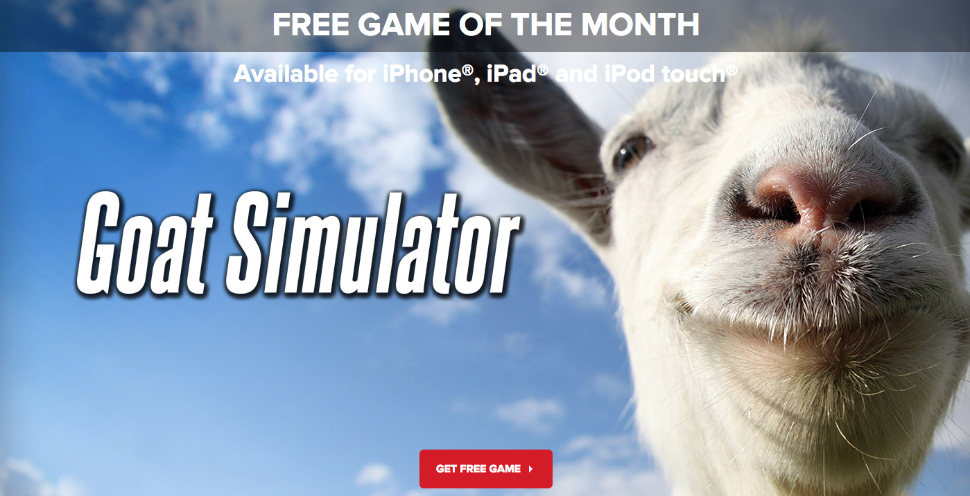 Goat Simulator for iOS goes free for the first time as IGN's Game of