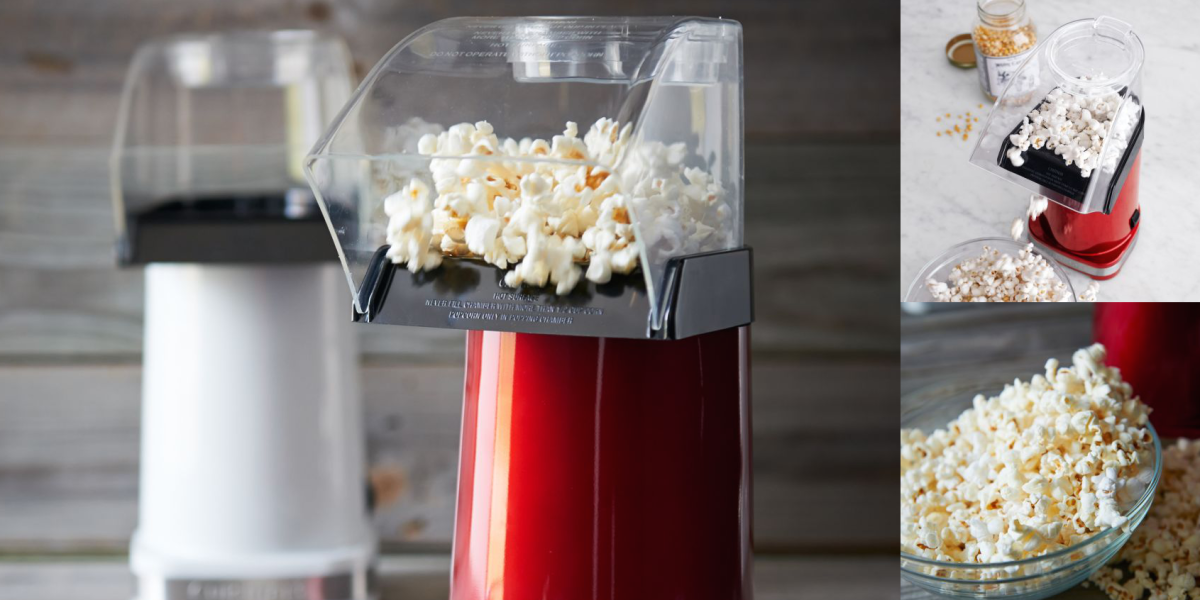 Cuisinart CPM-100 EasyPop Hot Air Popcorn Maker, Red