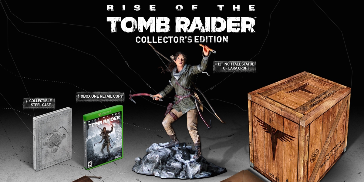 Rise of the Tomb Raider Collector's Edition features a 1-foot Lara