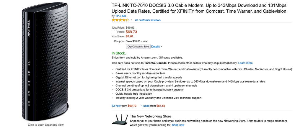 TP-LINK TC-7610 DOCSIS 3.0 Cable Modem-sale-04