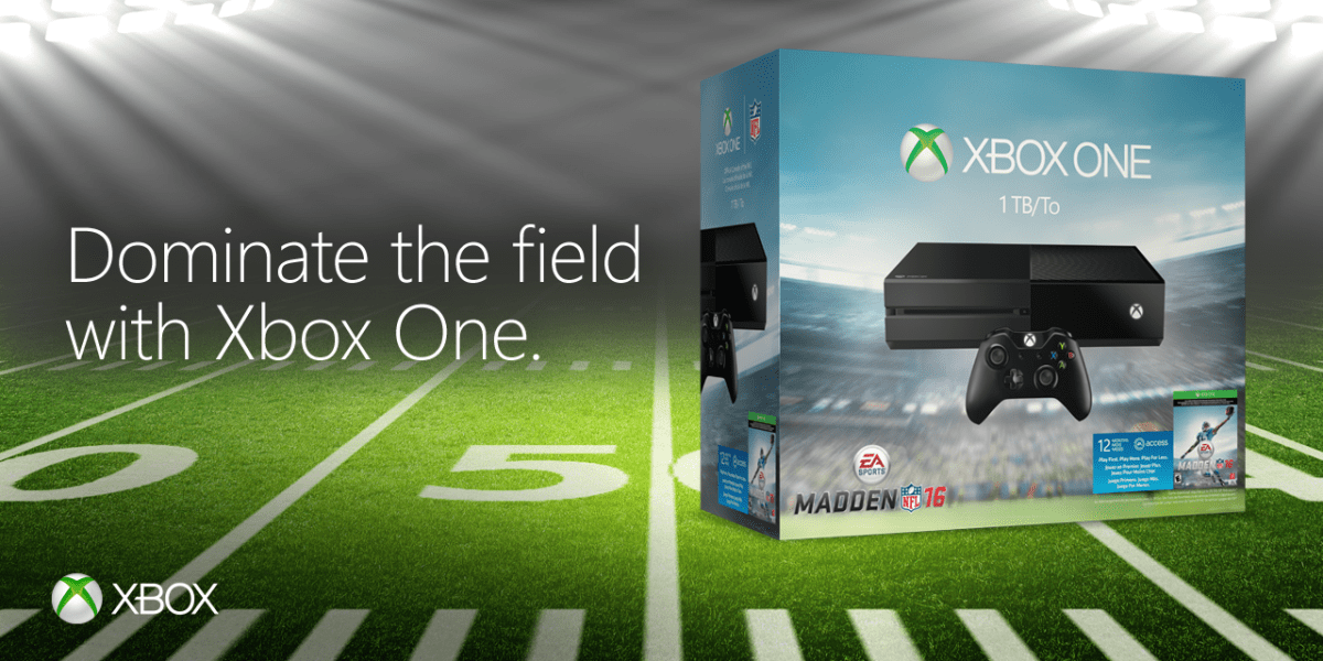 Xbox One deals: 1TB Madden NFL 16 Bundle w/ $50 GC & AC Unity $399, New  wireless controller (Prime only) $48 (Reg. $60), more