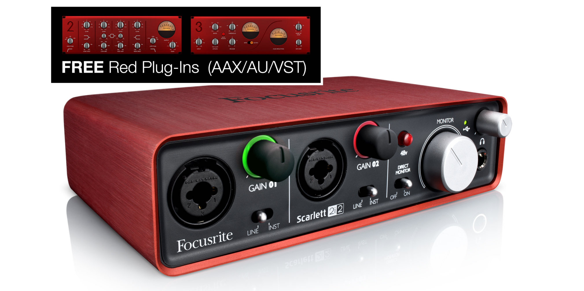 Black Friday Home Recording Focusrite Scarlett 2i2 USB interface 100