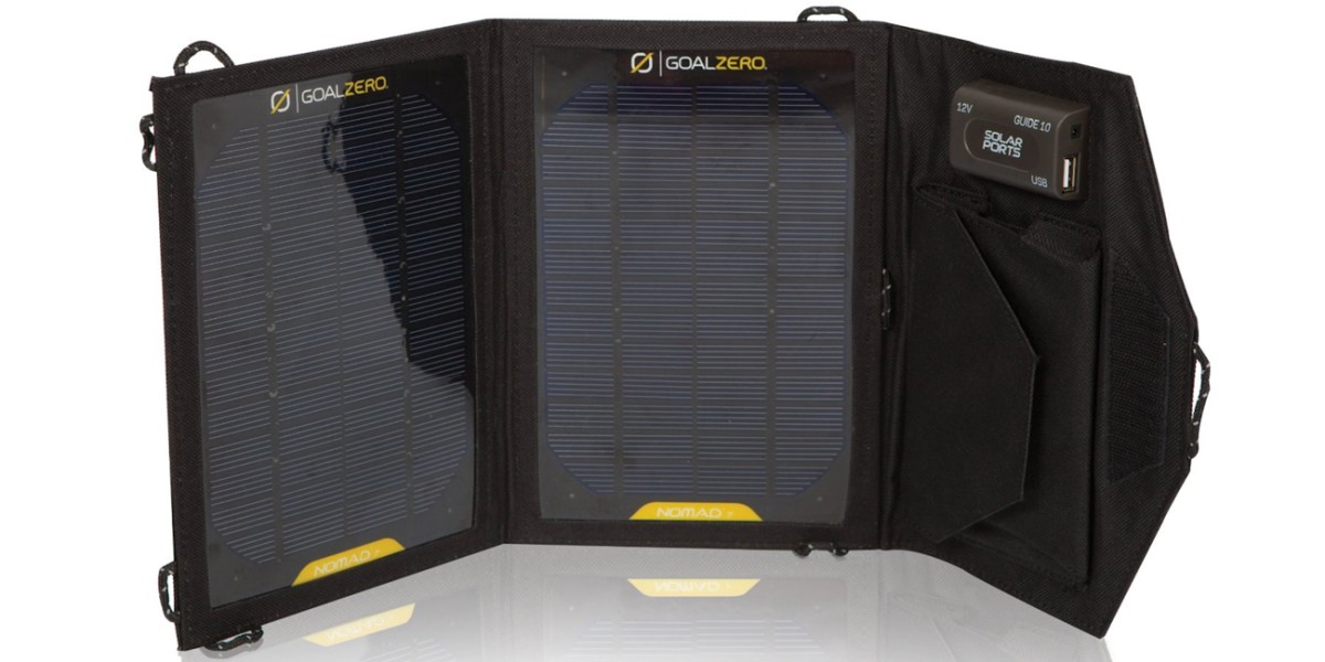 Goal Zero Nomad 7 USB 12V Charger w/ 7W Solar Panel (Refurb) $30 ...