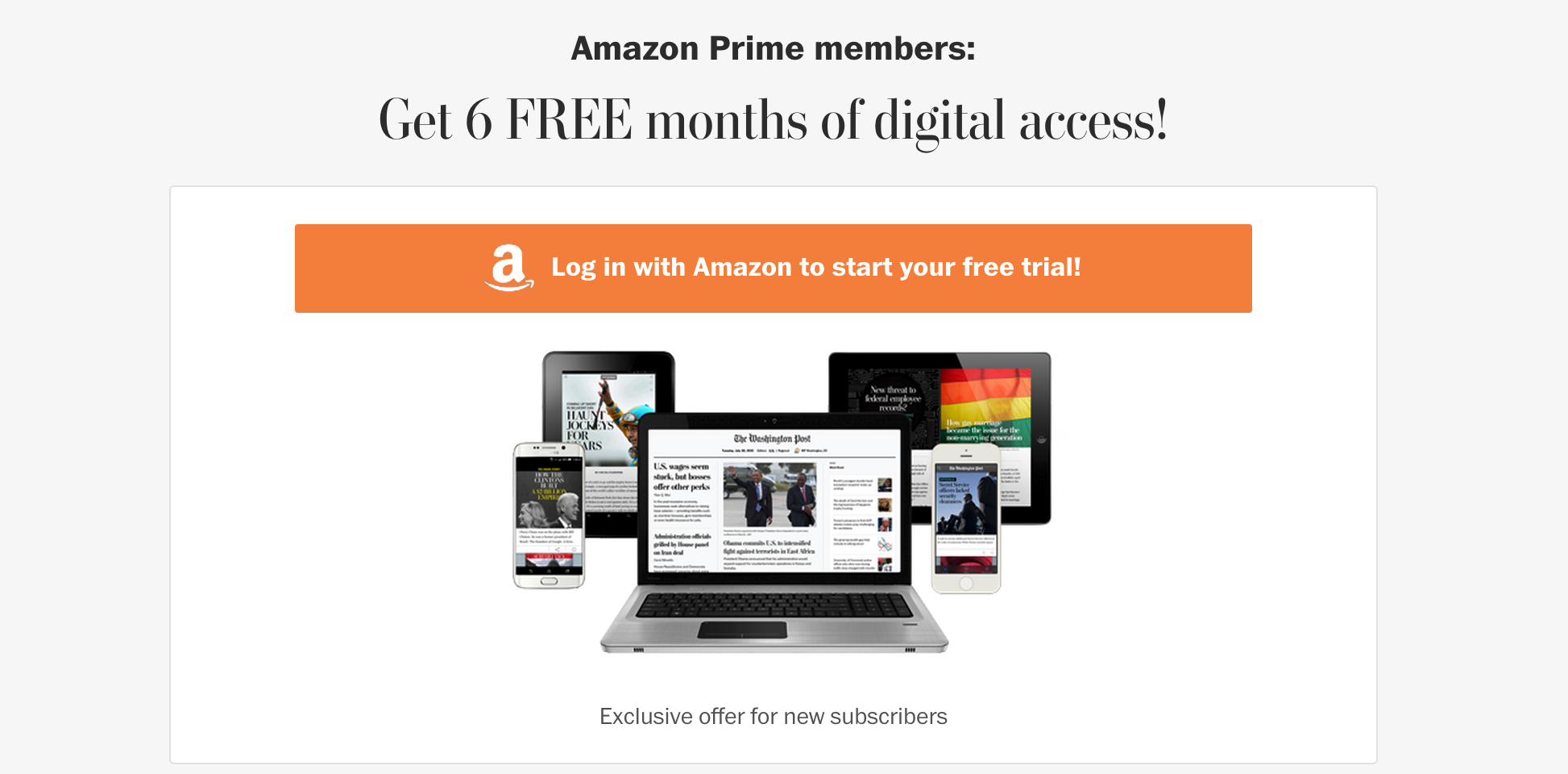 Amazon adds 3 valuable benefits to Prime including free Washington Post
