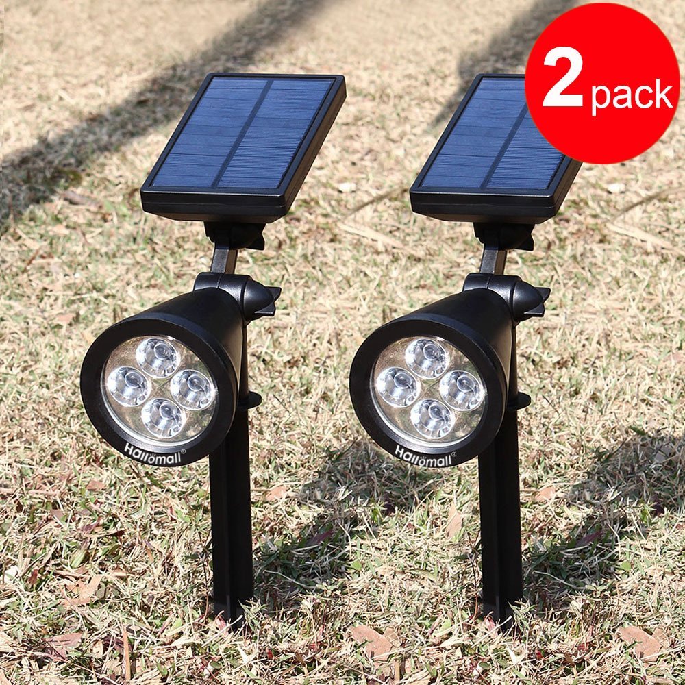 Outdoor Solar lights Nitewatch LED Floodlight 50, Twopack of 200