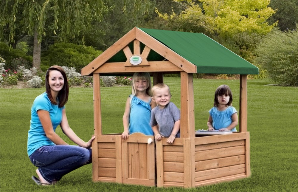 Backyard Discovery Cozy Wooden Playhouse