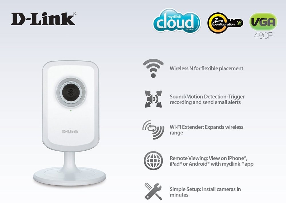 D-Link Wireless Day Only Network Surveillance Camera with Built-in Wi-Fi Extender (DCS-931L)-sale-01