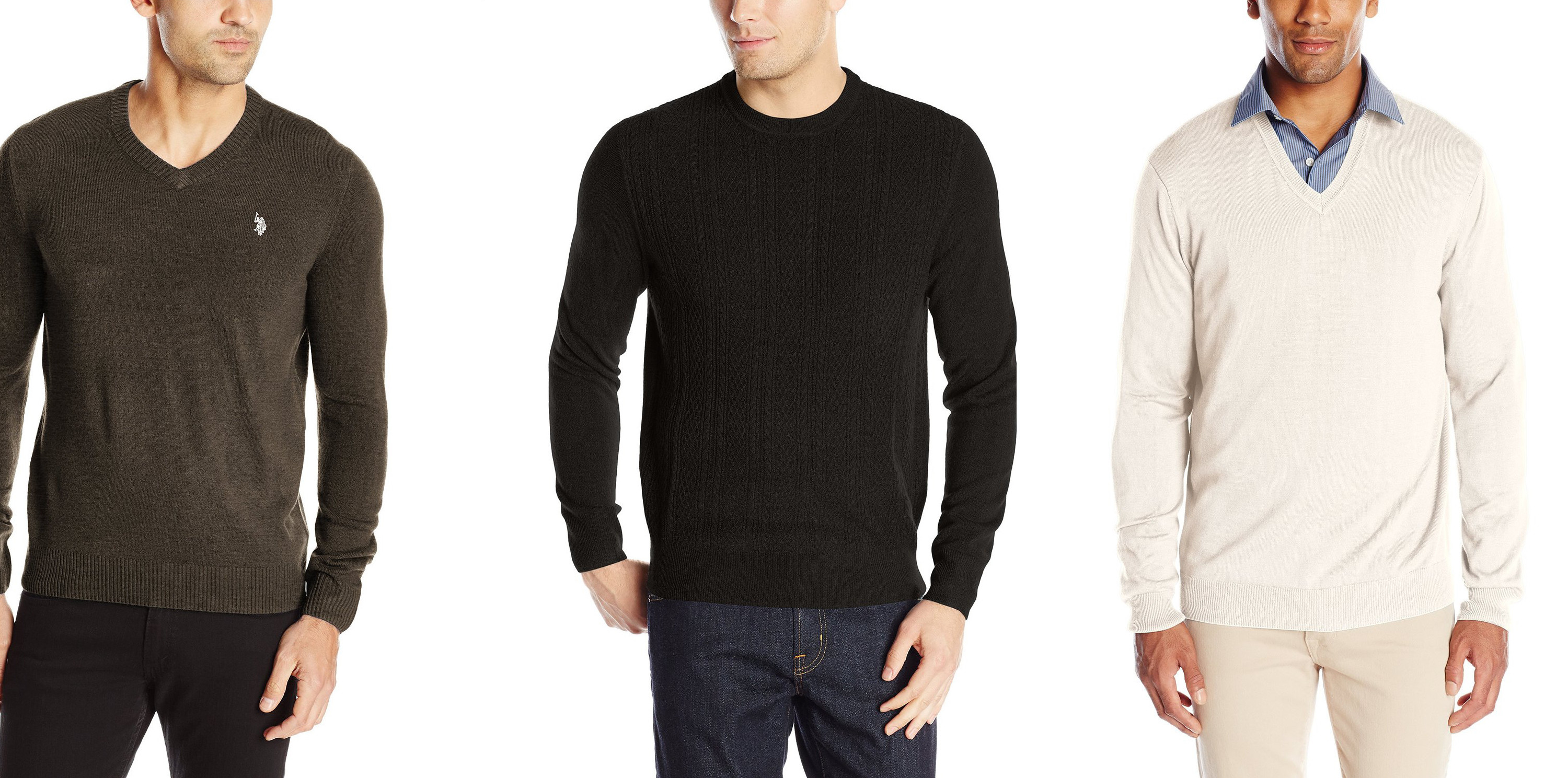Amazon offers 60% off Men's/Women's sweaters: Dockers, Levi’s, U.S Polo ...