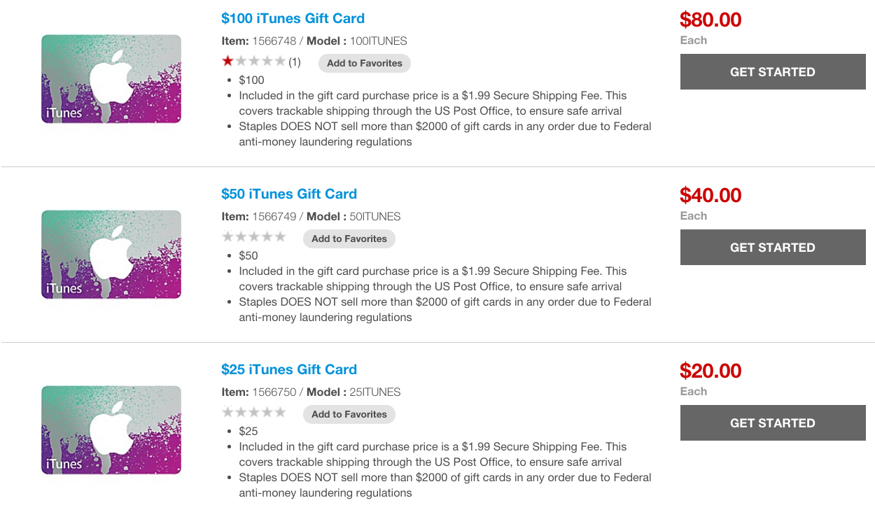 $100 iTunes Gift Card for $75 with email delivery from PayPal (25% off ...