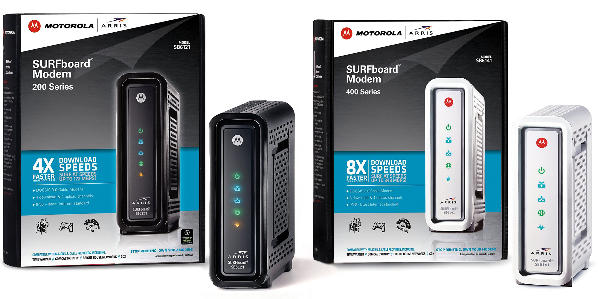 Ditch the cable modem rental fees w/ these refurb deals Motorola