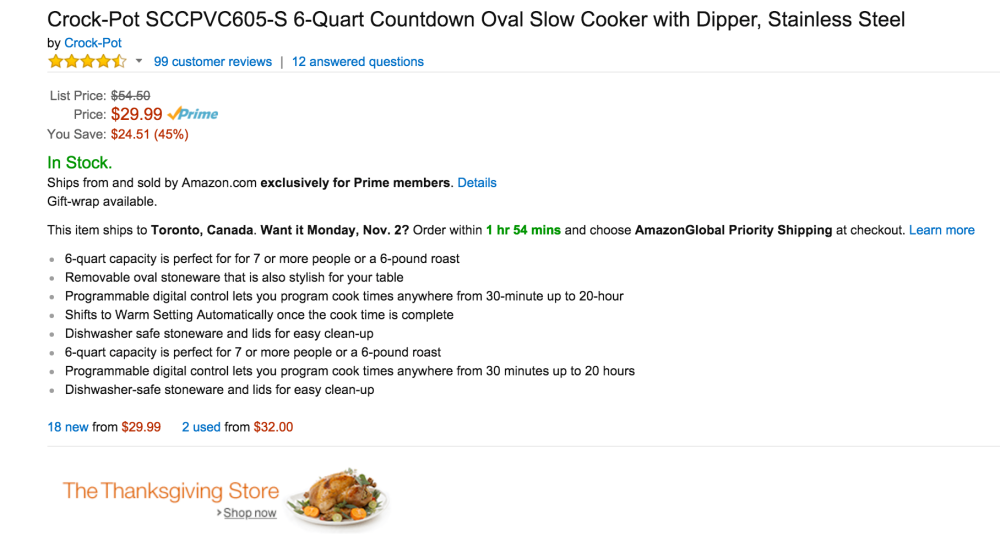 stainless steel Crock-Pot 6-Quart Countdown Oval Slow Cooker with Dipper (SCCPVC605-S-sale-02