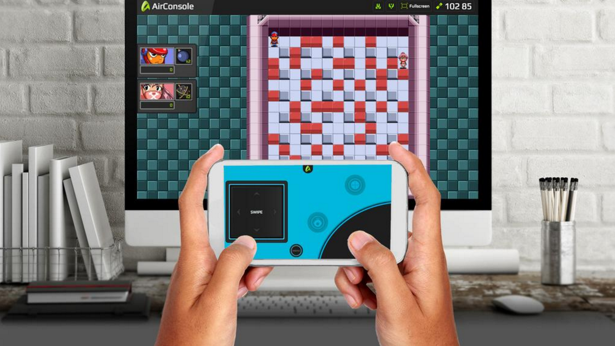 Use your smartphone as a controller for these AirConsole Mac/PC browser