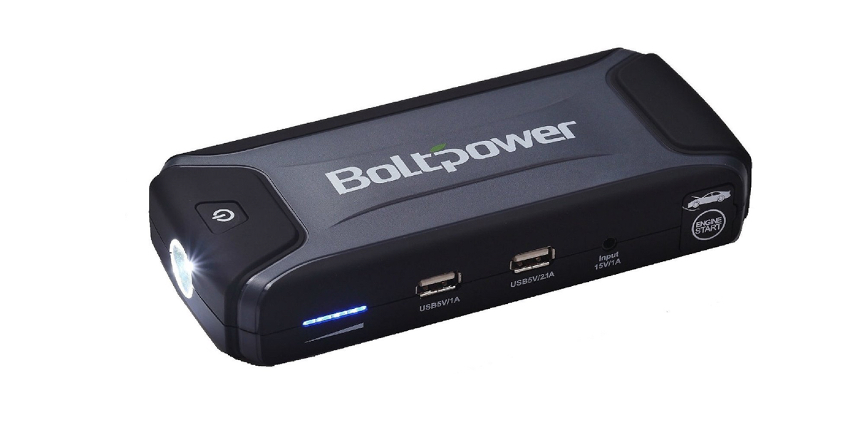 Daily Deals Bolt 12,000mAh Car Jump Starter & Power Bank 45, Garmin