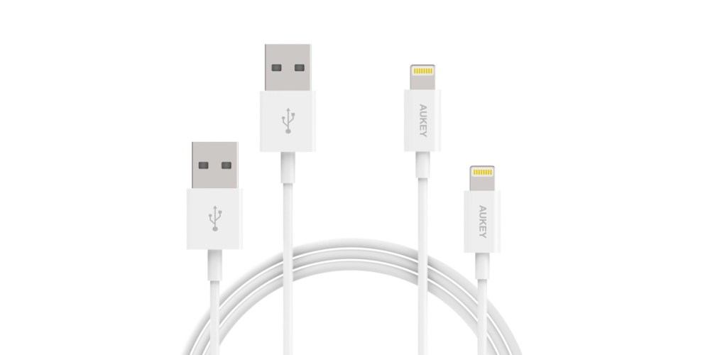 Aukey 3.3ft : 1m Premium 8 pin Lightning to USB Cable